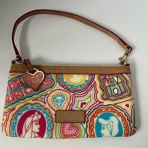 Disney Princess Dooney & Bourke Pop Princess Large Slim Wristlet/Bag*